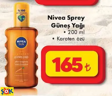NİVEA SPREY GÜNEŞ YAĞI NİVEA SPREY GÜNEŞ YAĞI